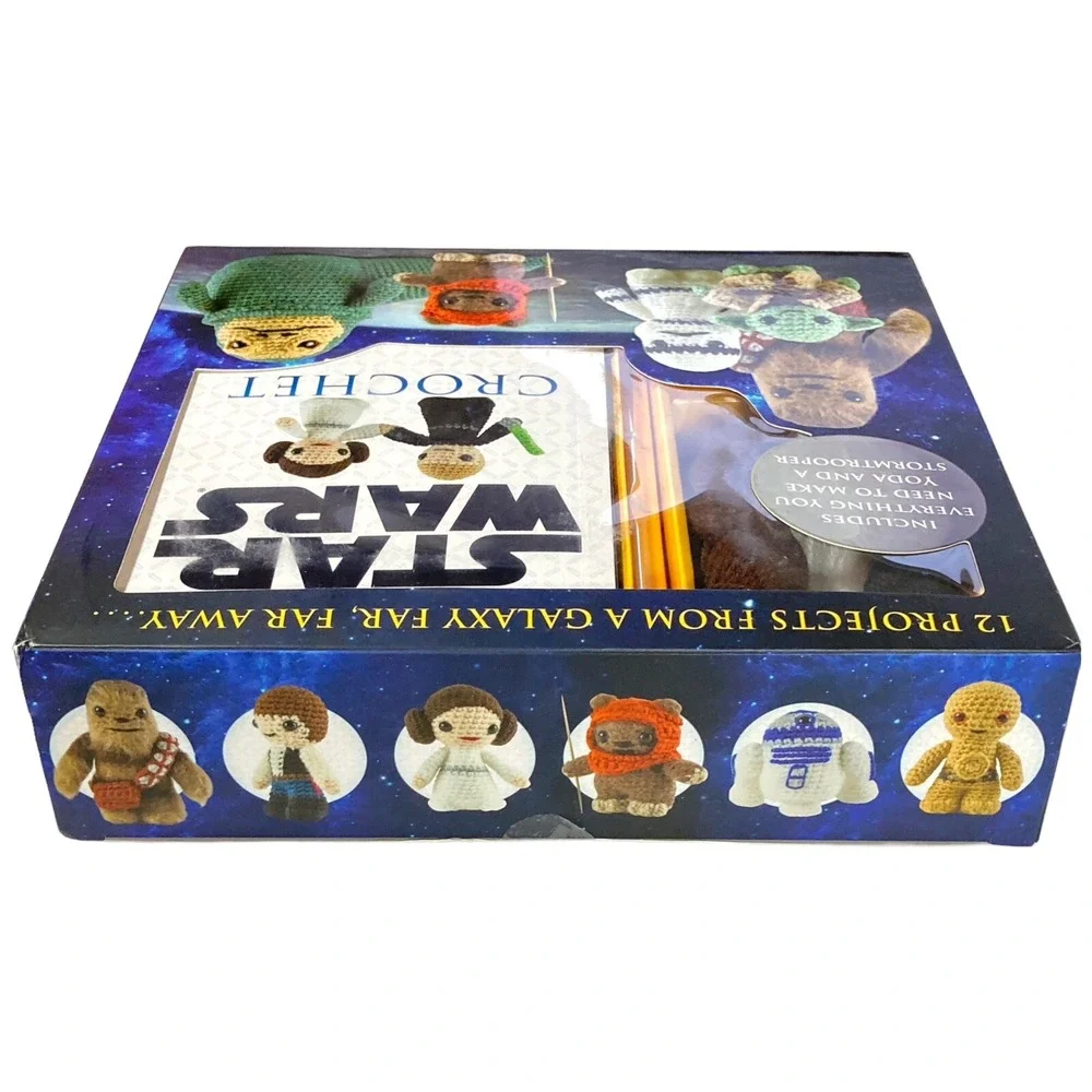 Star Wars CROCHET KIT 12 Characters Yoda Storm trooper Darth Vader Luke Han R2D2